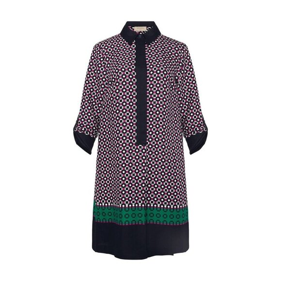 Hobbs London Marci Dress Geometric Print Shift Dress 6 - Picture 3 of 9